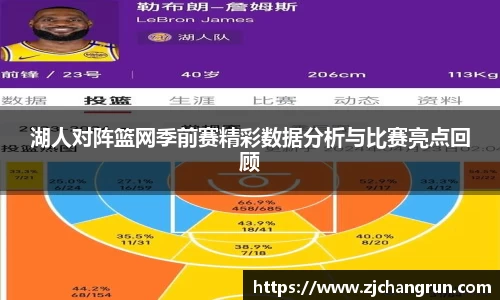 湖人对阵篮网季前赛精彩数据分析与比赛亮点回顾